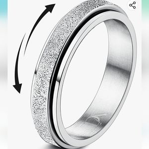 Glitter 🪩 fidget spinner ring 💍 NWT 🆕🆕🆕 size 10